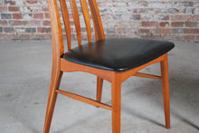 Load image into Gallery viewer, A Danish Mid Century set of 6 elegant Teak &quot;Eva&quot; dining chairs by Niels Koefoed for Koefoeds Hornslet, circa 1960s.
