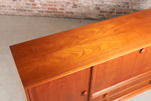 Load image into Gallery viewer, Large Danish Mid Century teak sideboard by Clausen &amp; Son, circa 1960s
