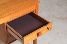 Load image into Gallery viewer, Danish Mid Century teak writing desk by Domino Mobler, circa 1960s
