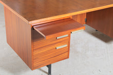 Load image into Gallery viewer, British Mid Century Teak Executive Writing Desk, circa 1960s.
