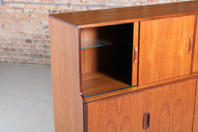 Load image into Gallery viewer, Mid Century teak highboard by Remploy
